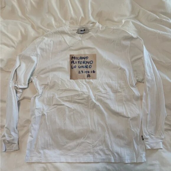 MSGM Men’s Long Sleeve Shirt - Picture 1 of 5